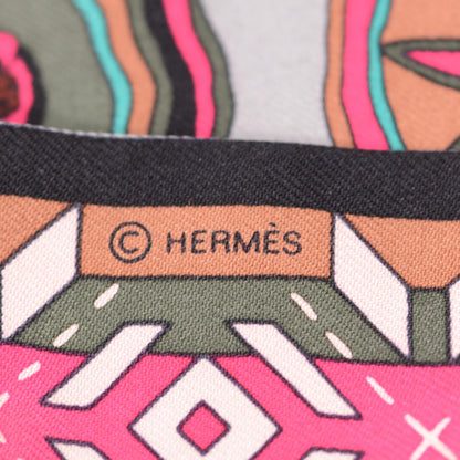 Hermes Silk Belles du Mexique Twilly 4 of 6
