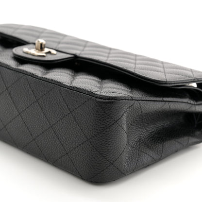 Chanel Caviar Quilted Medium Double Flap Black 10 of 12
