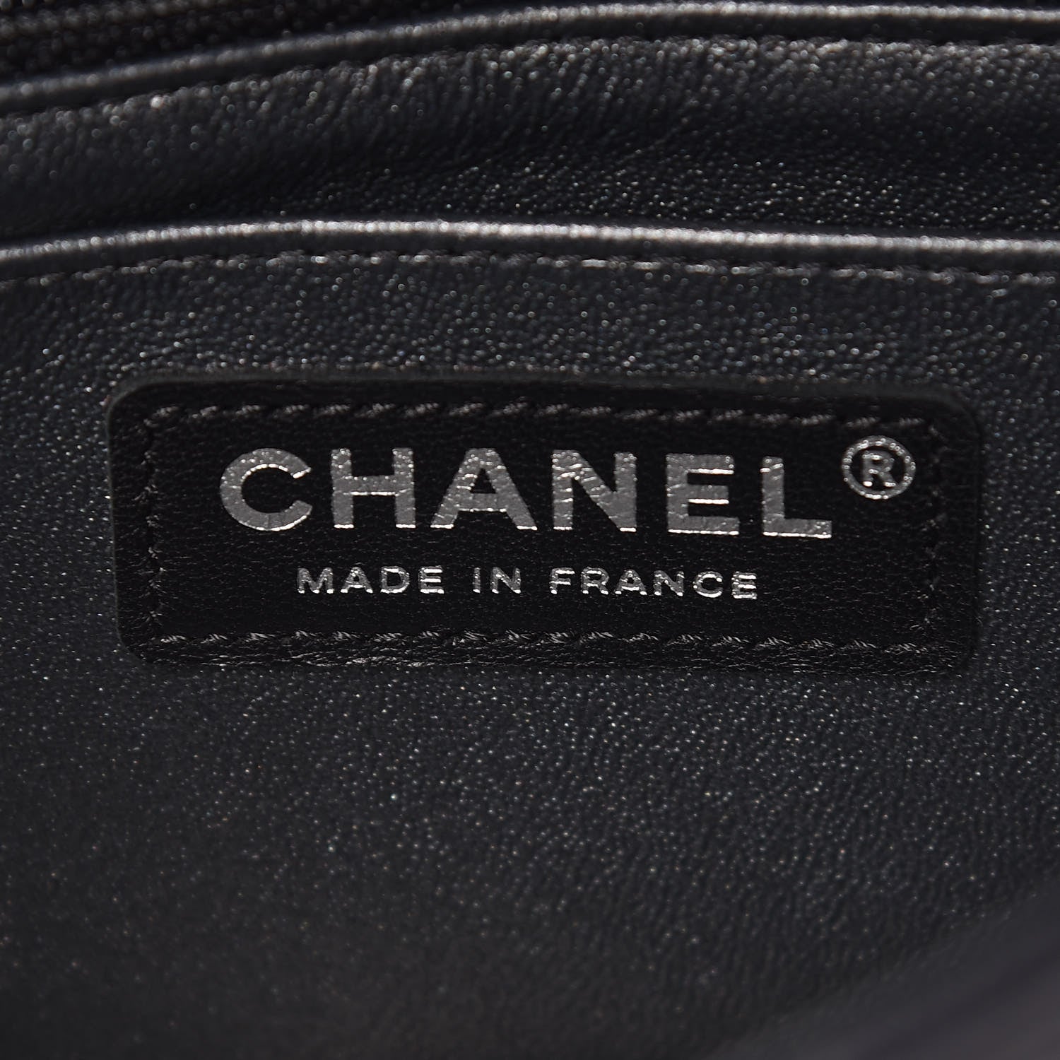 Chanel Iridescent Calfskin Quilted Mini Rectangular Flap Charcoal 8 of 11