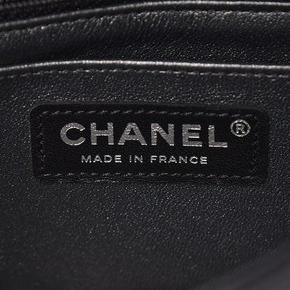 Chanel Iridescent Calfskin Quilted Mini Rectangular Flap Charcoal 8 of 11
