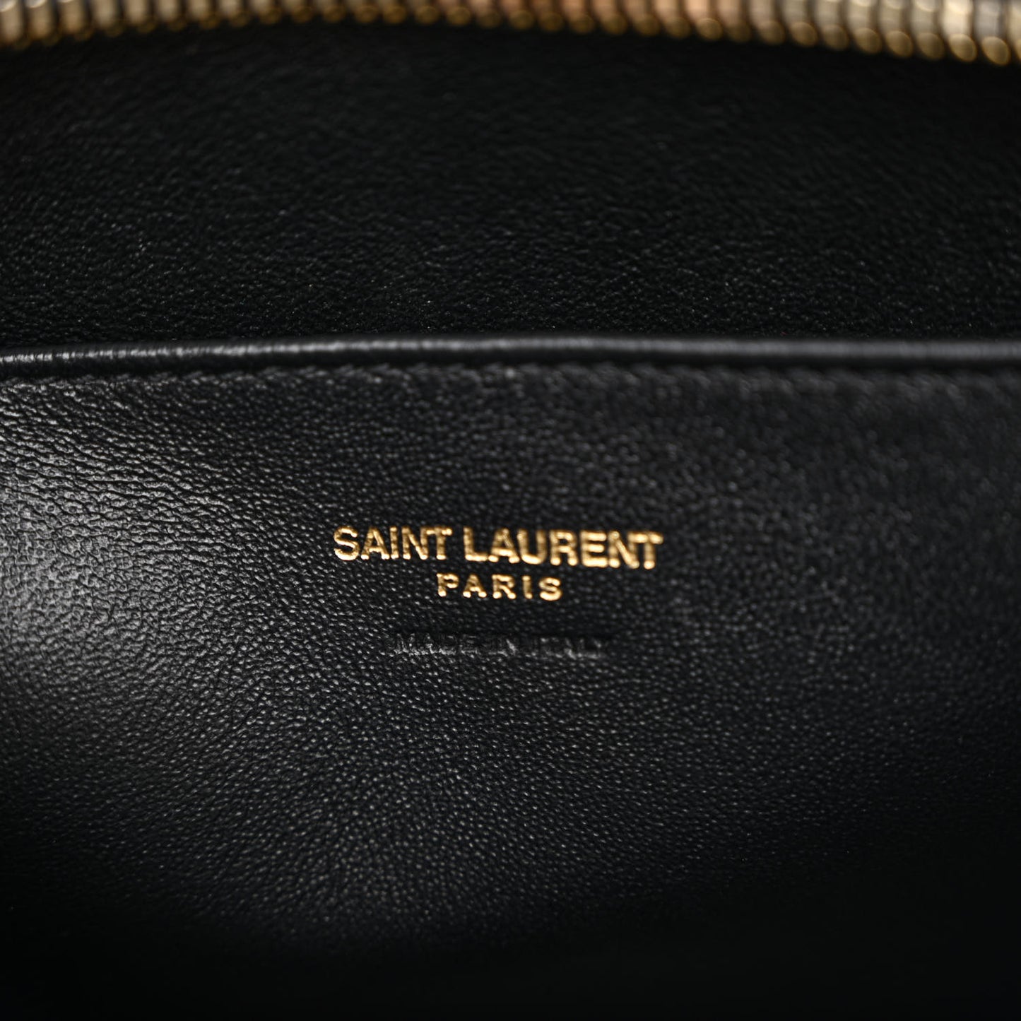 Calfskin Monogram Baby Cabas Black