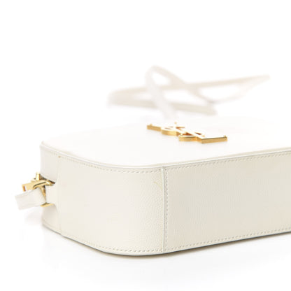 Saint Laurent Grain De Poudre Small Classic Monogram Camera Bag White 7 of 12
