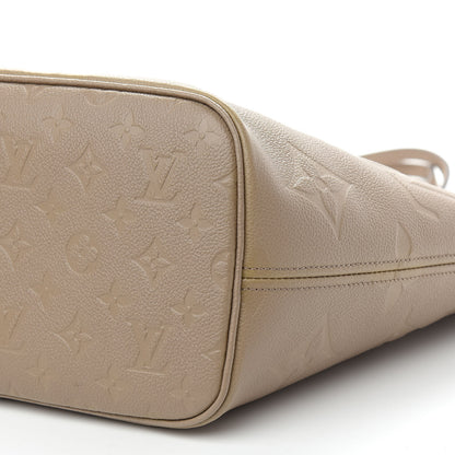 Louis Vuitton Empreinte Monogram Giant Neverfull MM Tourterelle 8 of 8