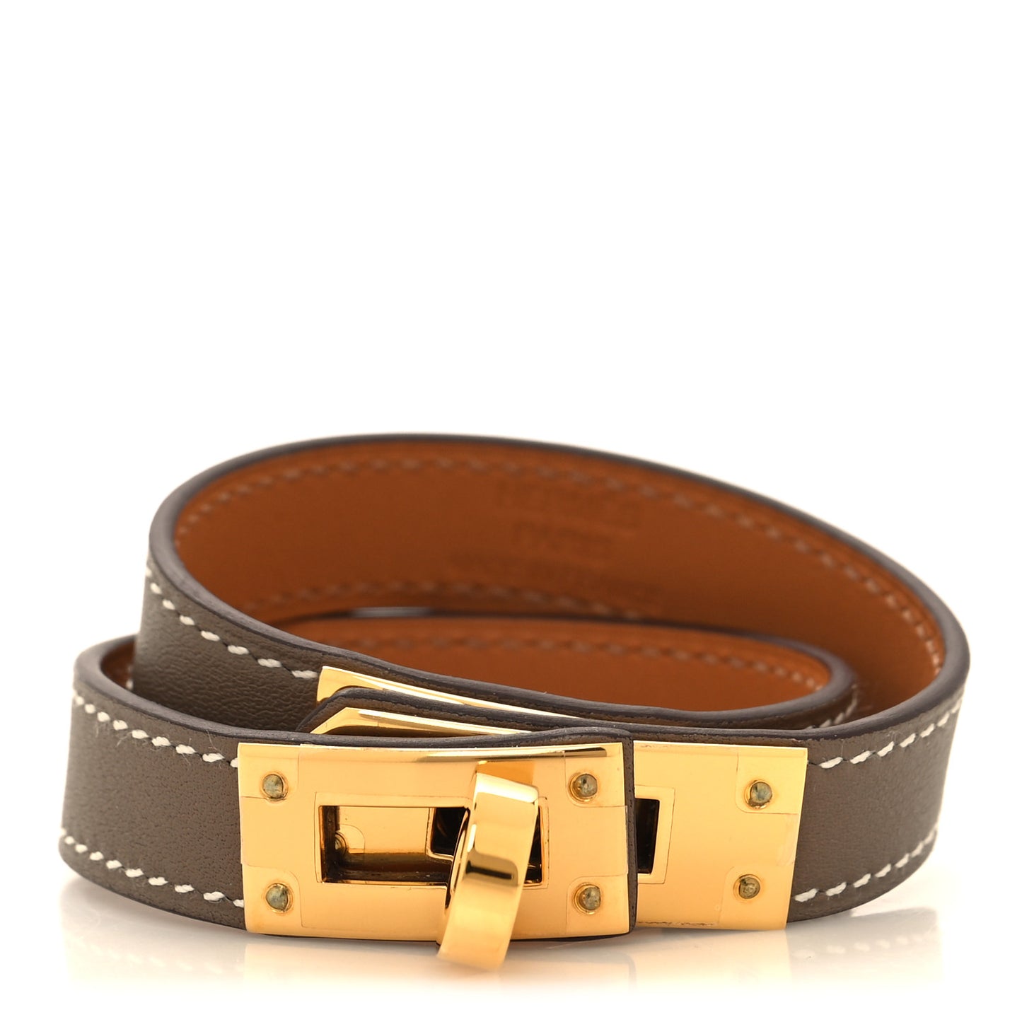 Swift Kelly Double Tour Bracelet T1 Etoupe