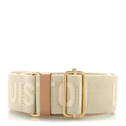 Louis Vuitton Jacquard High Rise Shoulder Strap Beige 2 of 5