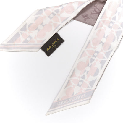 Louis Vuitton Silk Monogram Flower Ink BB Bandeau Light Pink 3 of 4