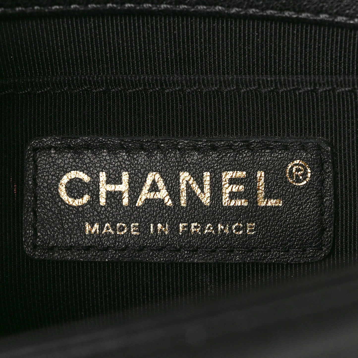 Lambskin Quilted Small Boy Flap Black