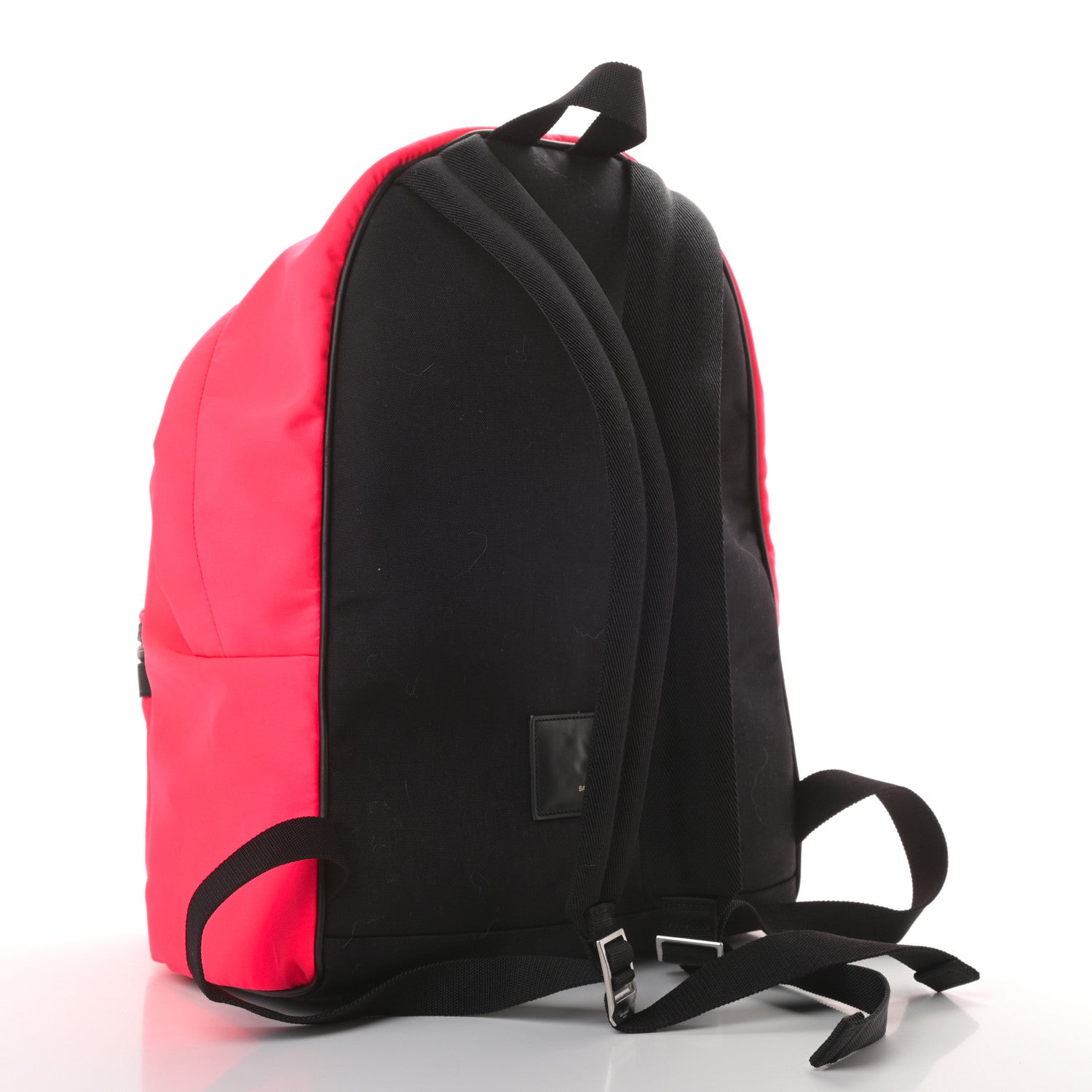 Saint Laurent Nylon Classic Hunting Backpack Neon Pink 3 of 12
