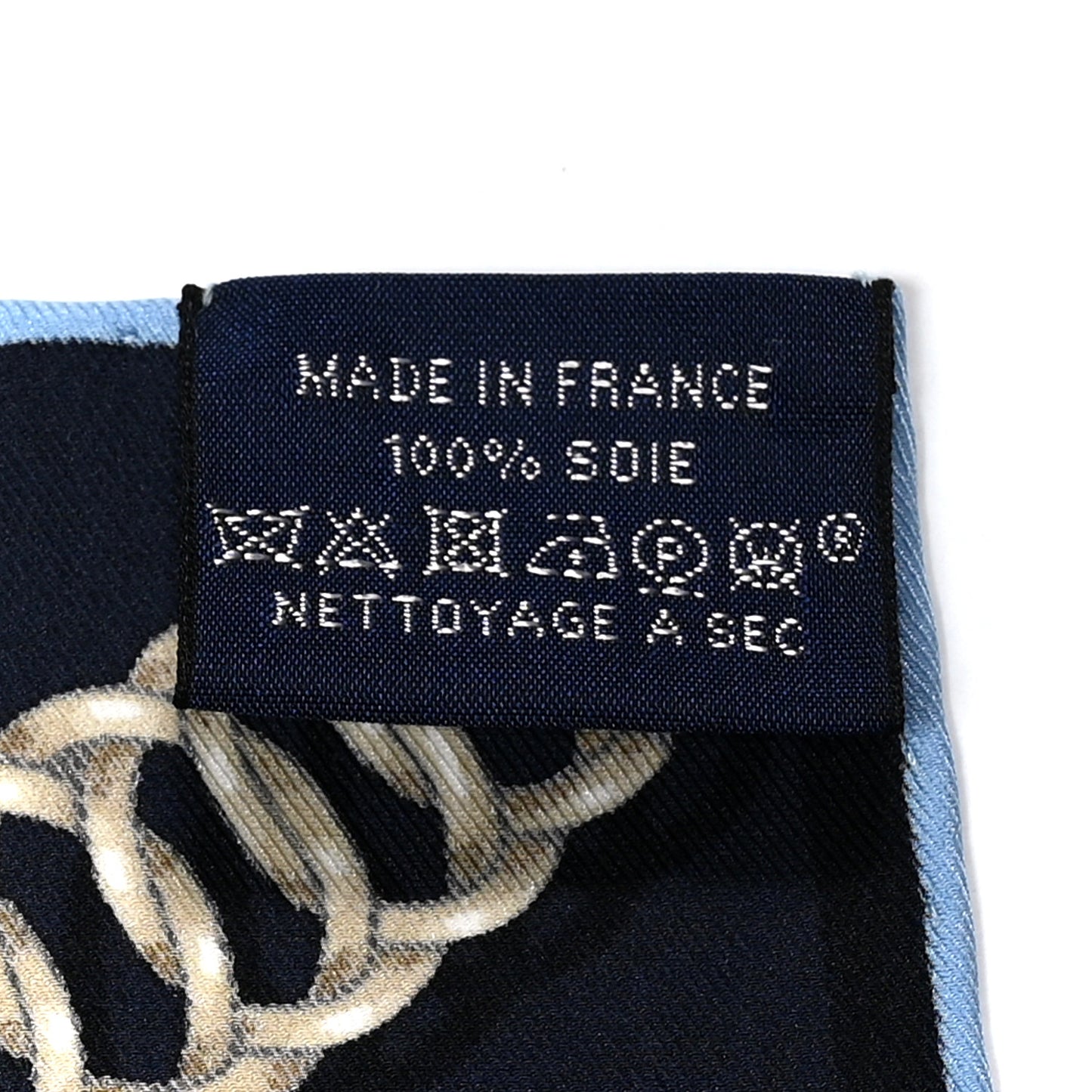 Silk Grand Manege Detail Scarf 70 Caban Rose Poudre