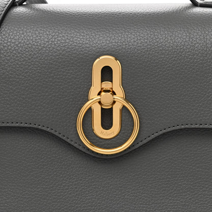 Mulberry Small Classic Grain Calfskin Mini Seaton Grey 7 of 9
