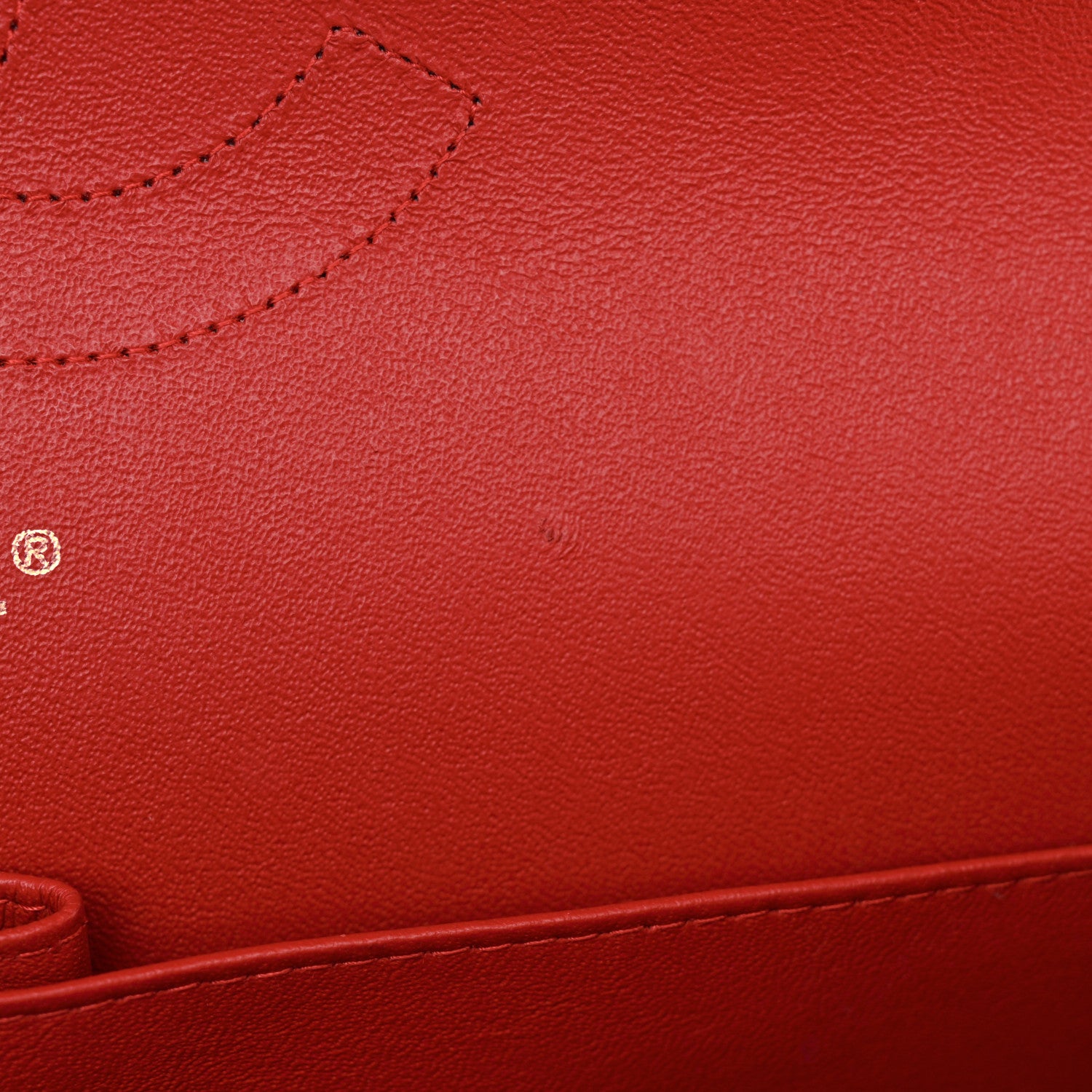 Chanel Lambskin Quilted Jumbo Double Flap Red 16 of 16