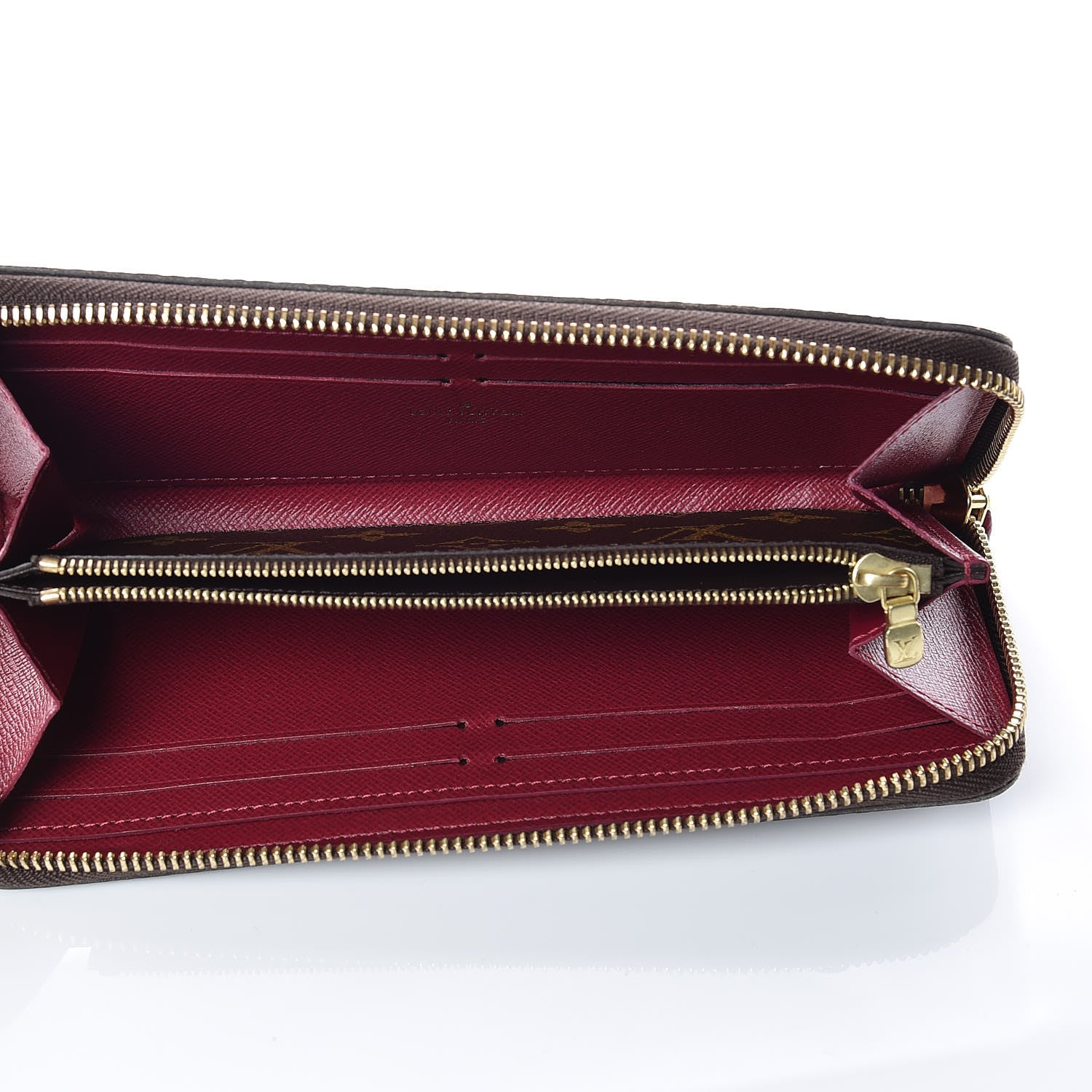 Louis Vuitton Monogram Clemence Wallet Fuchsia 5 of 9