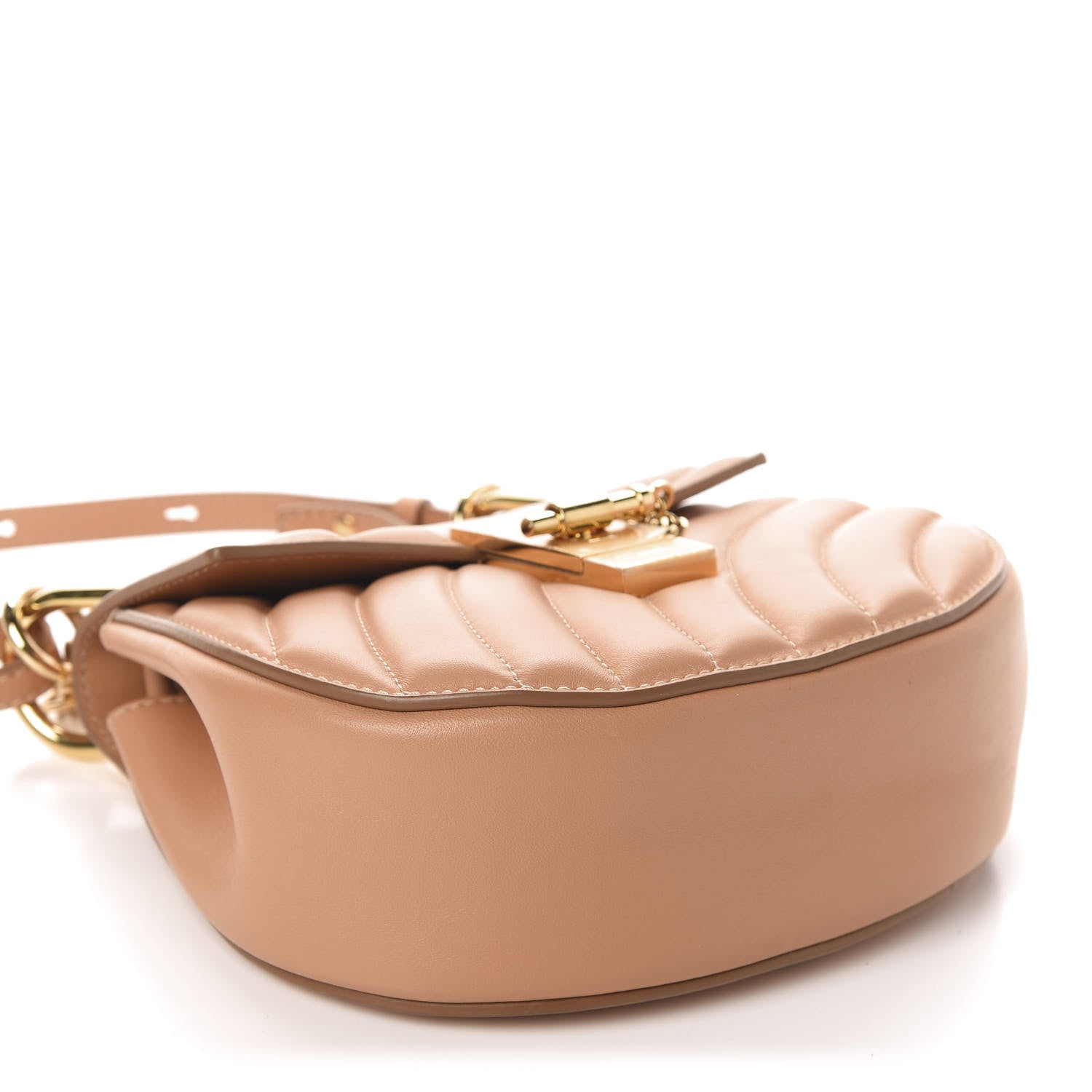 Chloe Calfskin Quilted Mini Drew Bijou Shoulder Bag Blushy Pink 3 of 9