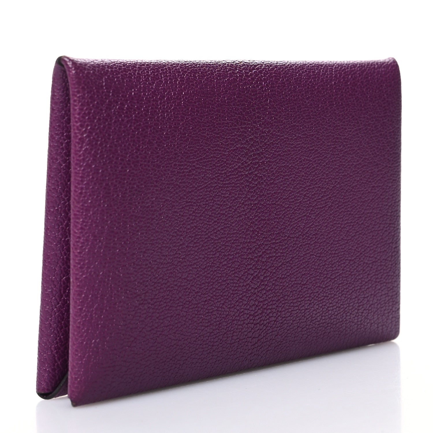 Hermes Chevre Mysore Calvi Card Case Anemone 3 of 11