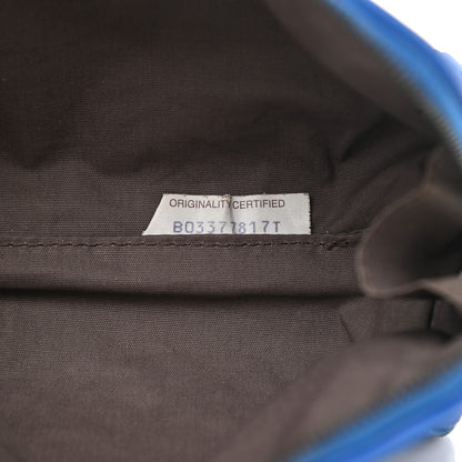 Bottega Veneta Nappa Intrecciato Small Cosmetic Pouch Signal Blue 7 of 13