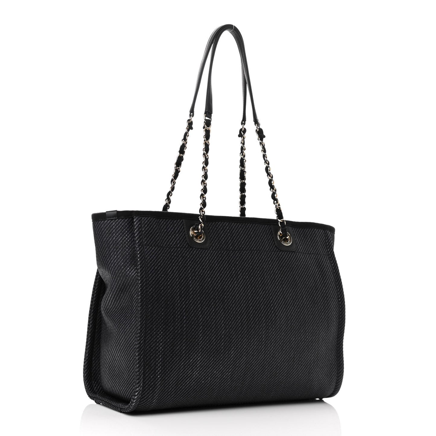Mixed Fibers Small Deauville Tote Black