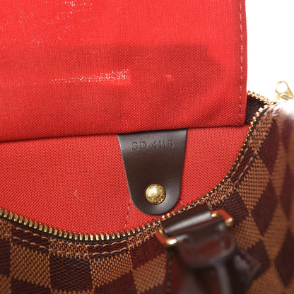 Louis Vuitton Damier Ebene Speedy Bandouliere 25 8 of 13