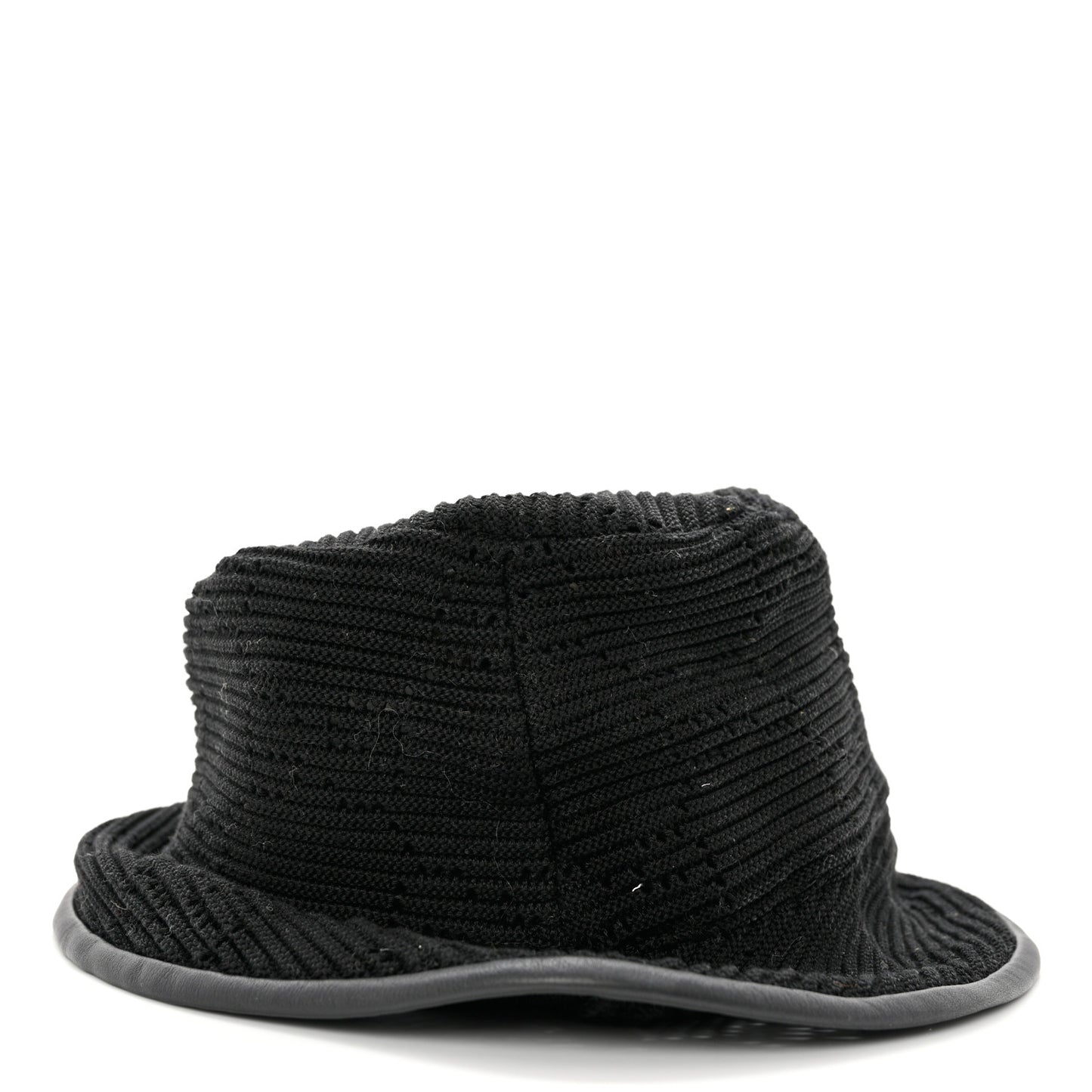 Crochet Cable Double G Bob Hat S Black