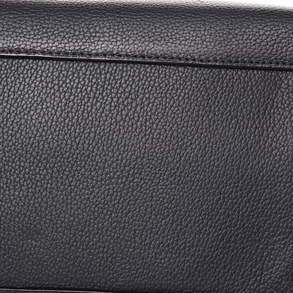 MCM Grained Calfskin Medium Milla Tote Phantom Grey 10 of 12