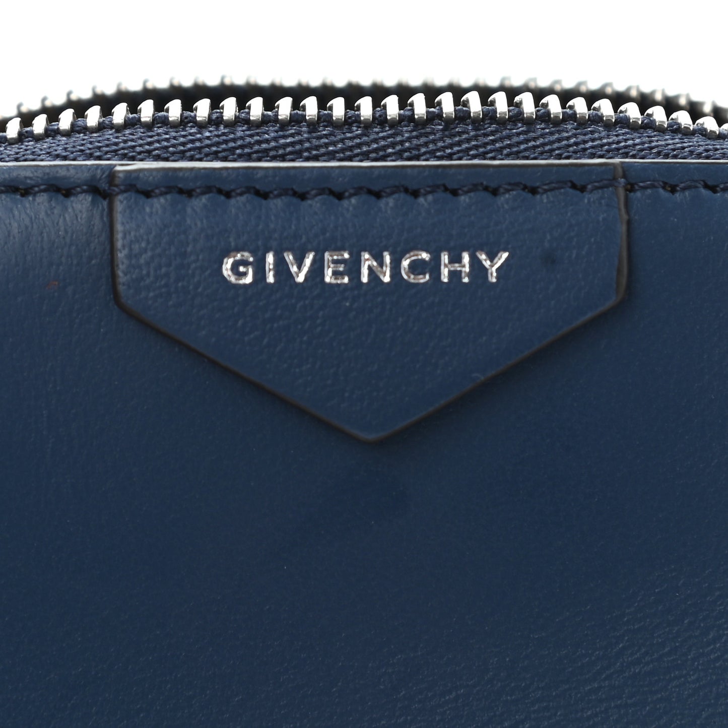 Lambskin Baby Antigona with Chain Midnight Blue