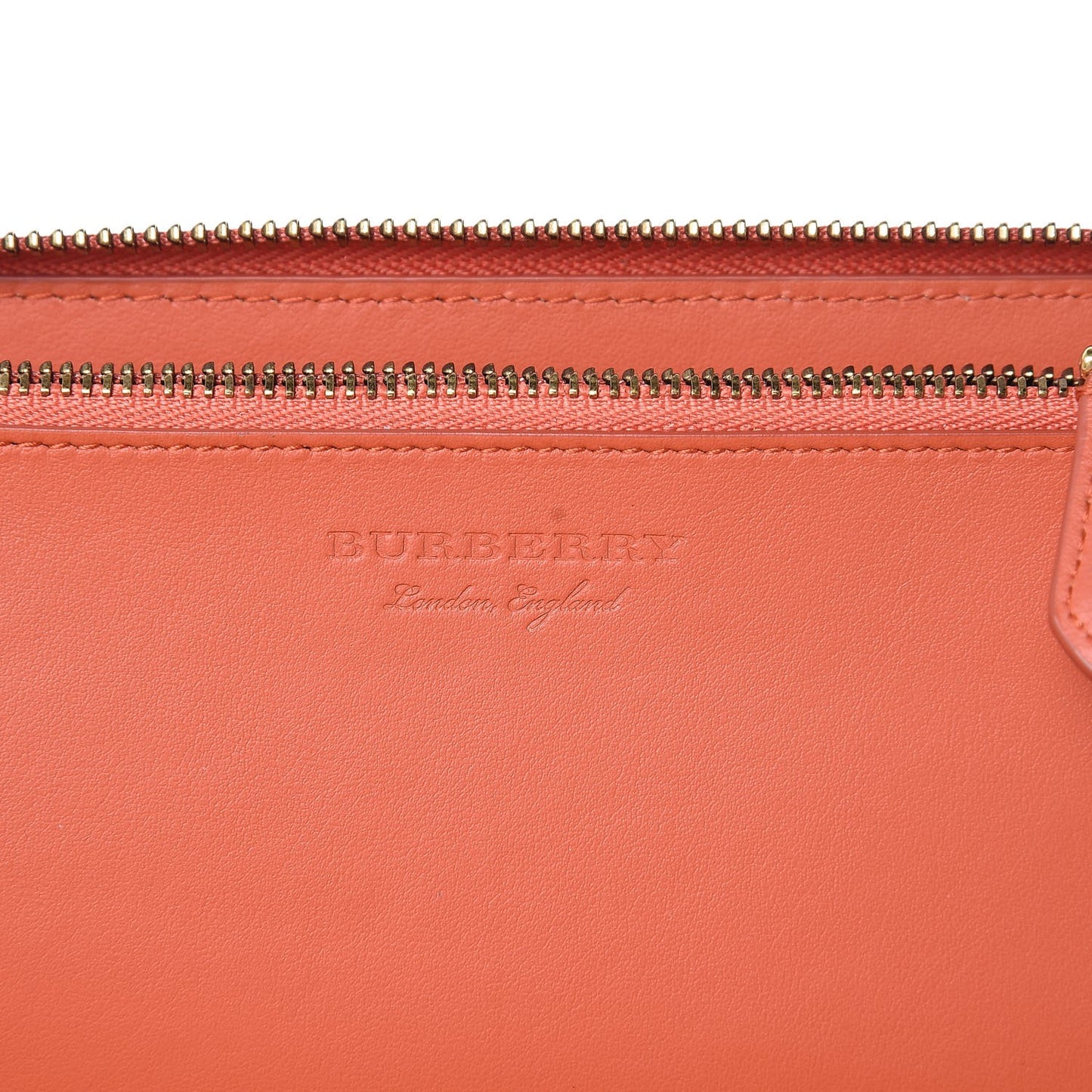 Soft Grain Elmore Zip Around Wallet Orange
