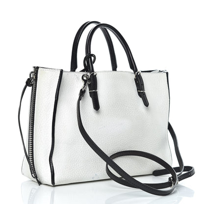 Balenciaga Veau Papier A6 Zip Around Tote White Black 3 of 18