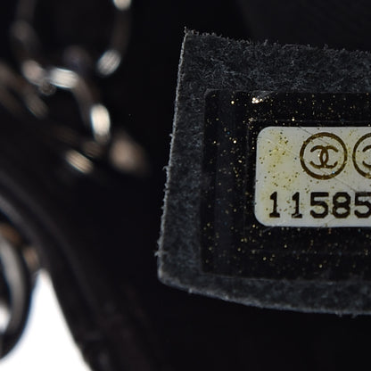 Chanel Calfskin Drawstring CC Bucket Bag Dark Brown 9 of 10