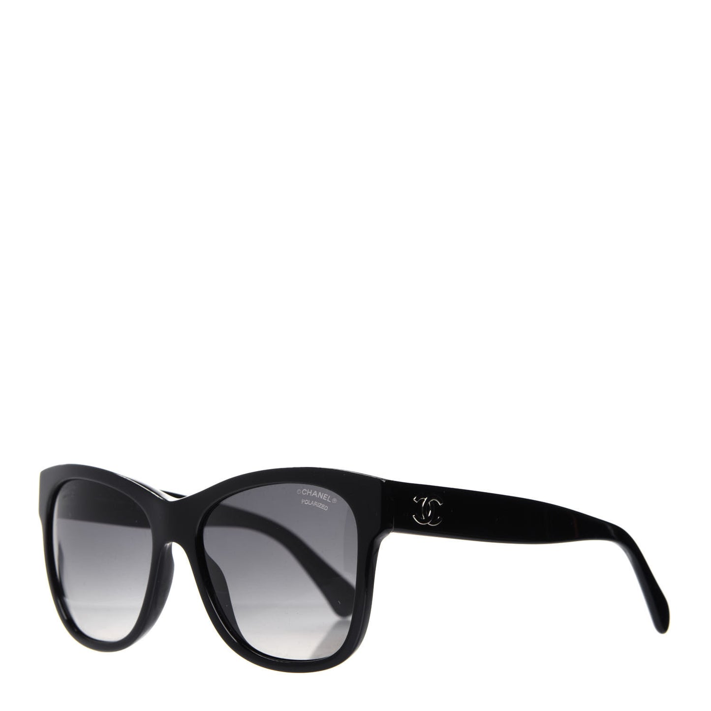 Acetate Square CC Sunglasses 5380 Black