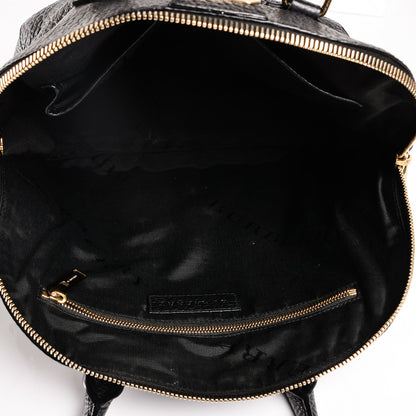Burberry Heritage Grain Large Orchard Bowling Bag Black 5 of 8
