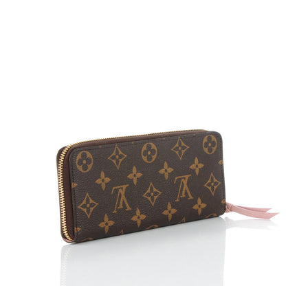Louis Vuitton Monogram Clemence Wallet Rose Ballerine 3 of 7