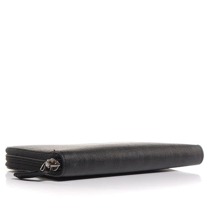 Fendi Zucca Spalmati Zip Around Wallet Black 4 of 9
