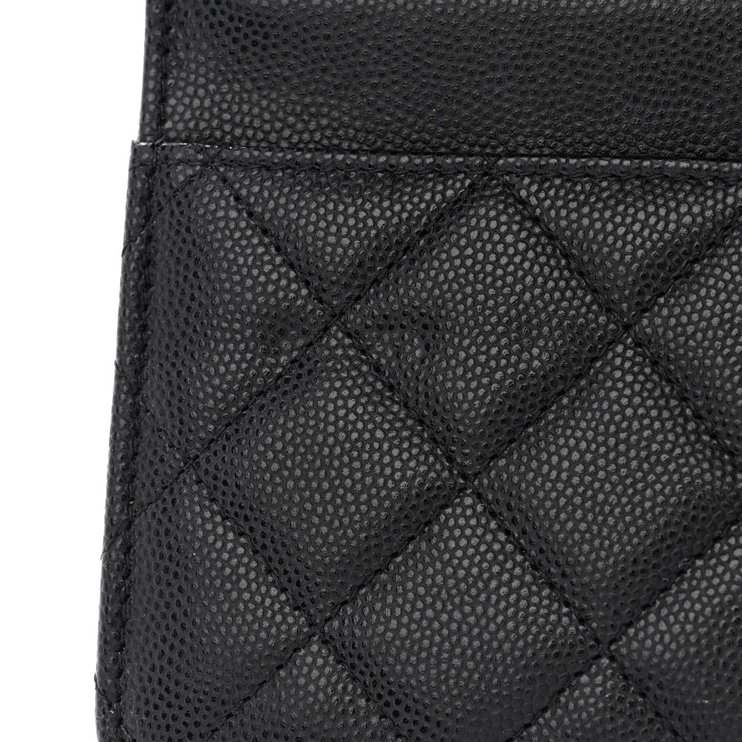 Chanel Caviar Quilted Crystal CC Wallet On Chain WOC Black 13 of 13