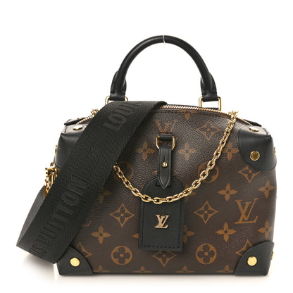 Louis Vuitton Monogram Petite Malle Souple Black 1 of 9