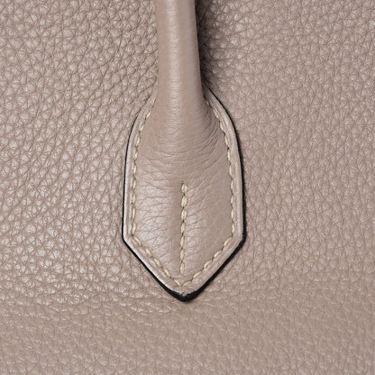 Hermes Taurillon Clemence Birkin 35 Gris Tourterelle 30 of 36