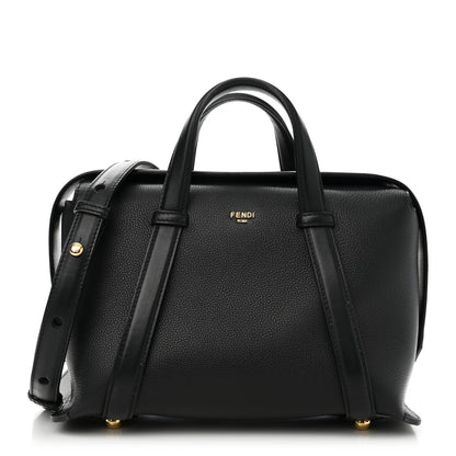 Fendi Vitello Cher Grace Medium By The Way Boston Bag Black 1 of 9