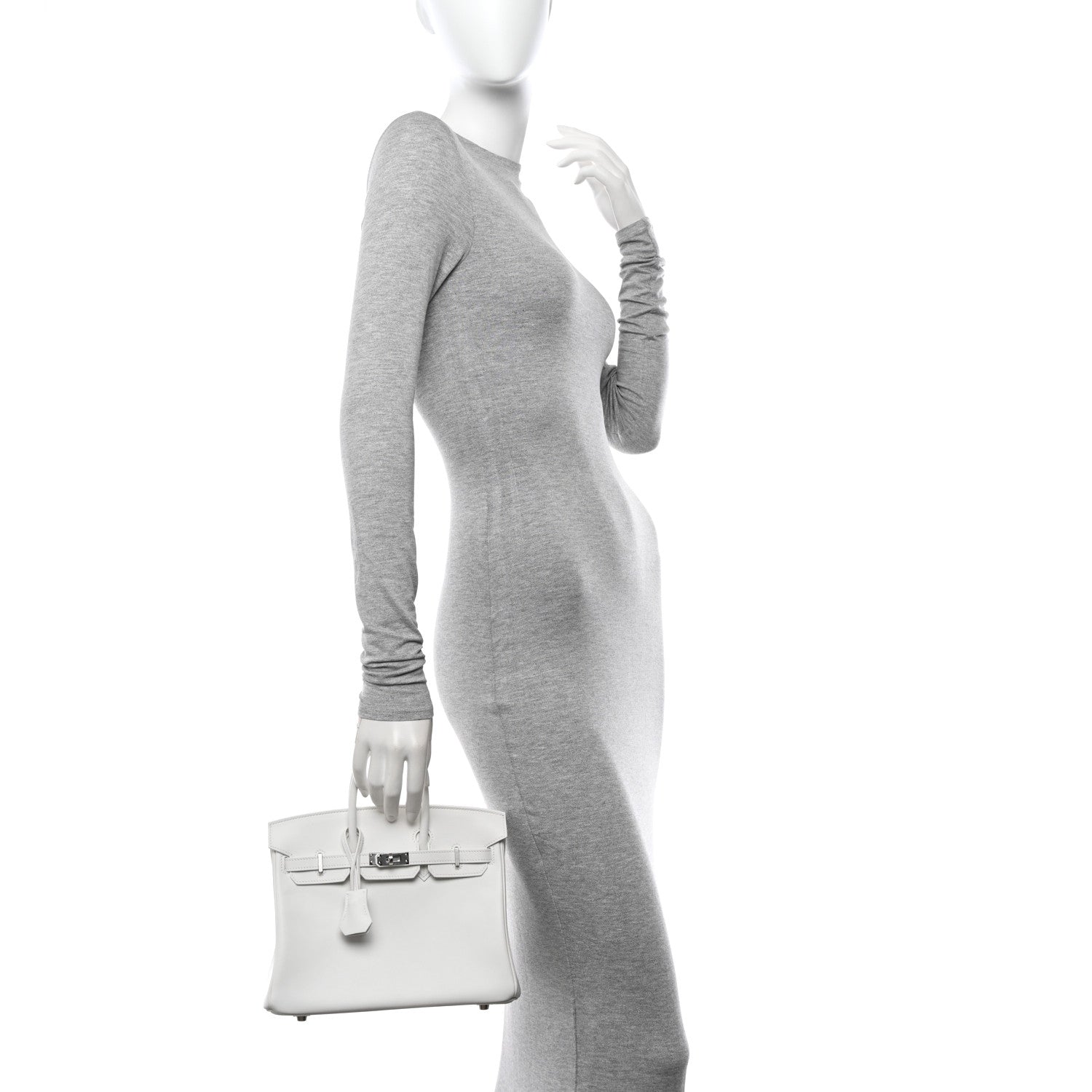 Hermes Swift Birkin 25 New White 2 of 14