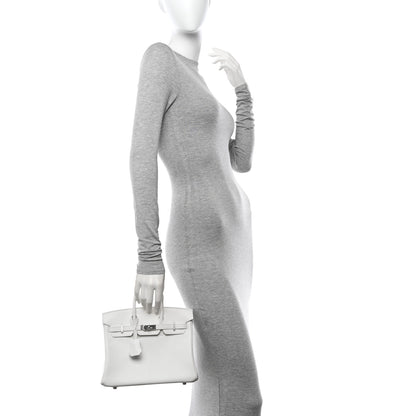 Hermes Swift Birkin 25 New White 2 of 14