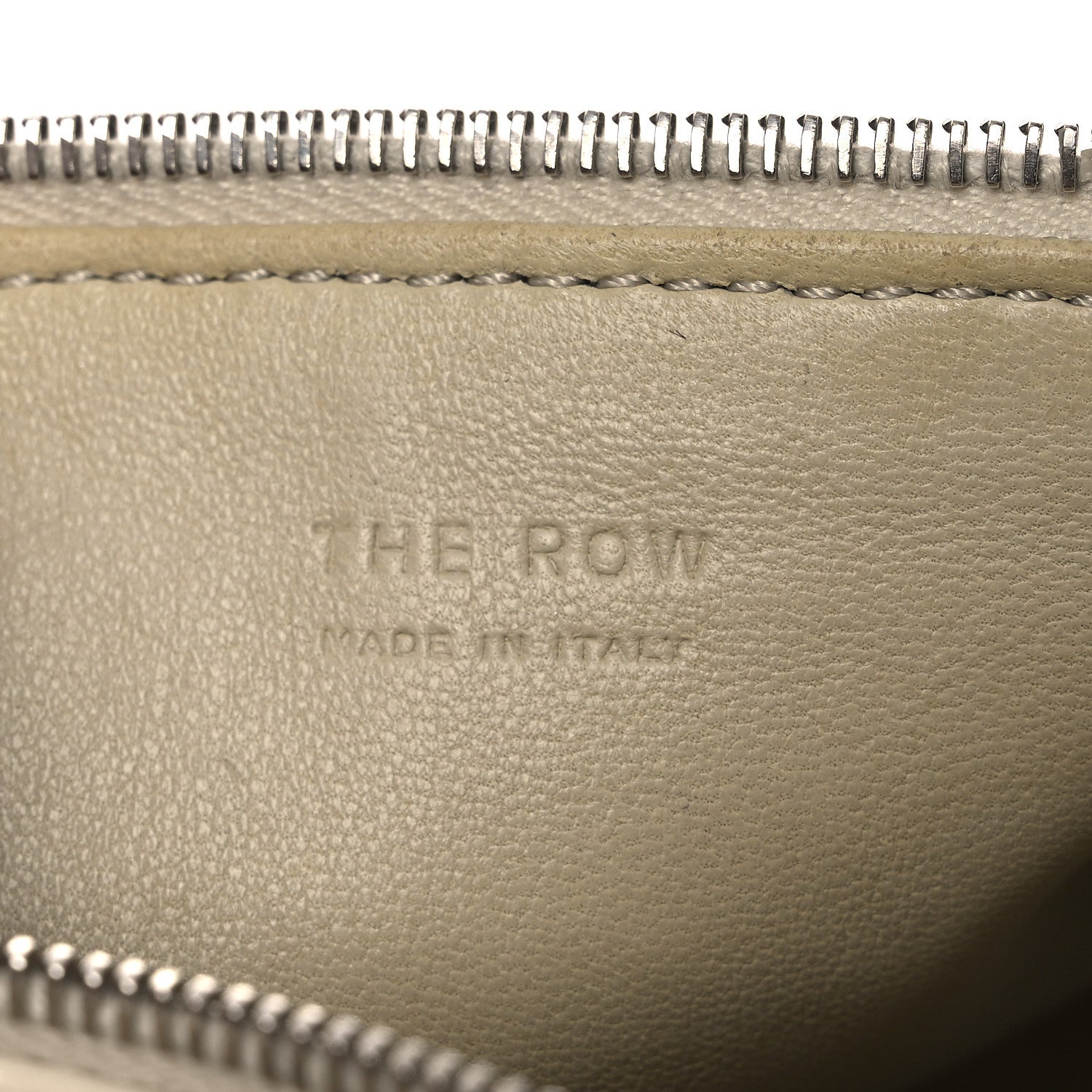 The Row Grained Calfskin 90's Bag Ivory 6 of 13