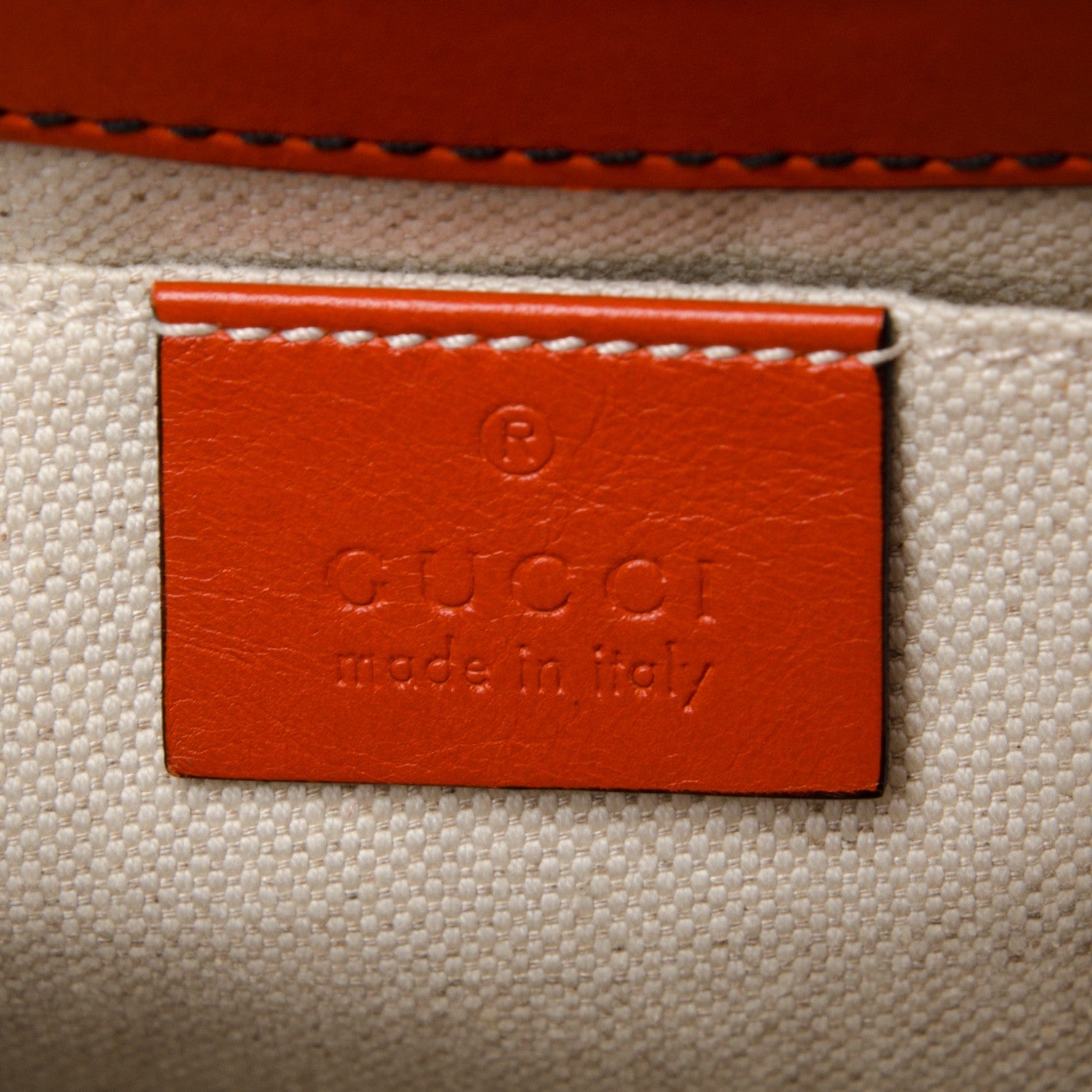 Gucci Guccissima Medium Emily Chain Shoulder Bag Sun Orange 6 of 7