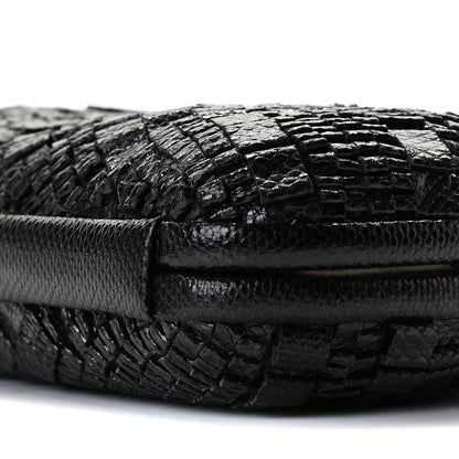 Bottega Veneta Ayers Intrecciato Karung Knot Clutch Black 4 of 8