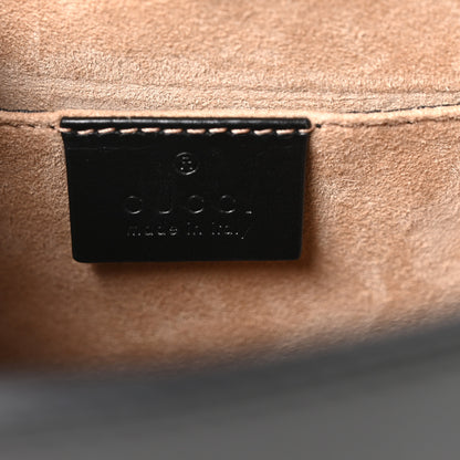 Gucci Calfskin Mini Sylvie Top Handle Bag Black 5 of 9