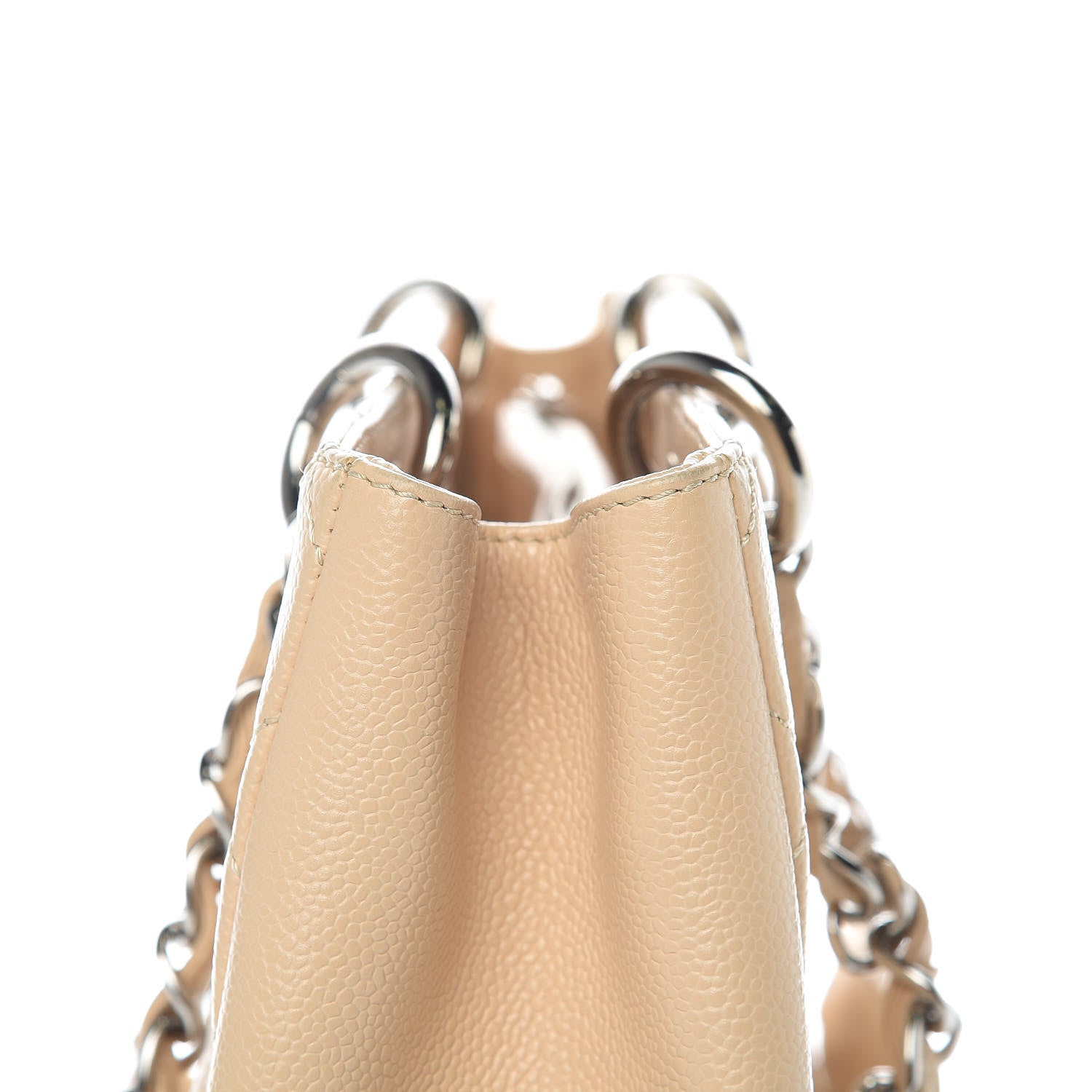 Chanel Caviar Quilted Grand Shopping Tote GST Beige Clair 20 of 23