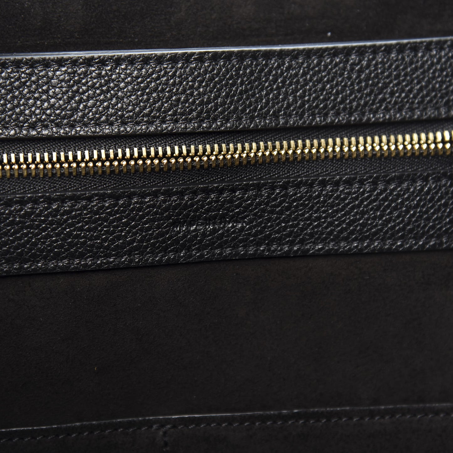 Soft Grained Calfskin Medium Belt Cabas Phantom Black