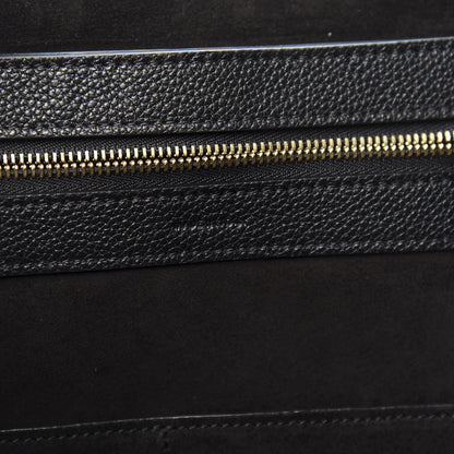 Celine Soft Grained Calfskin Medium Belt Cabas Phantom Black 7 of 11