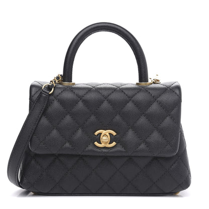 Chanel Caviar Quilted Mini Coco Handle Flap Black 1 of 11