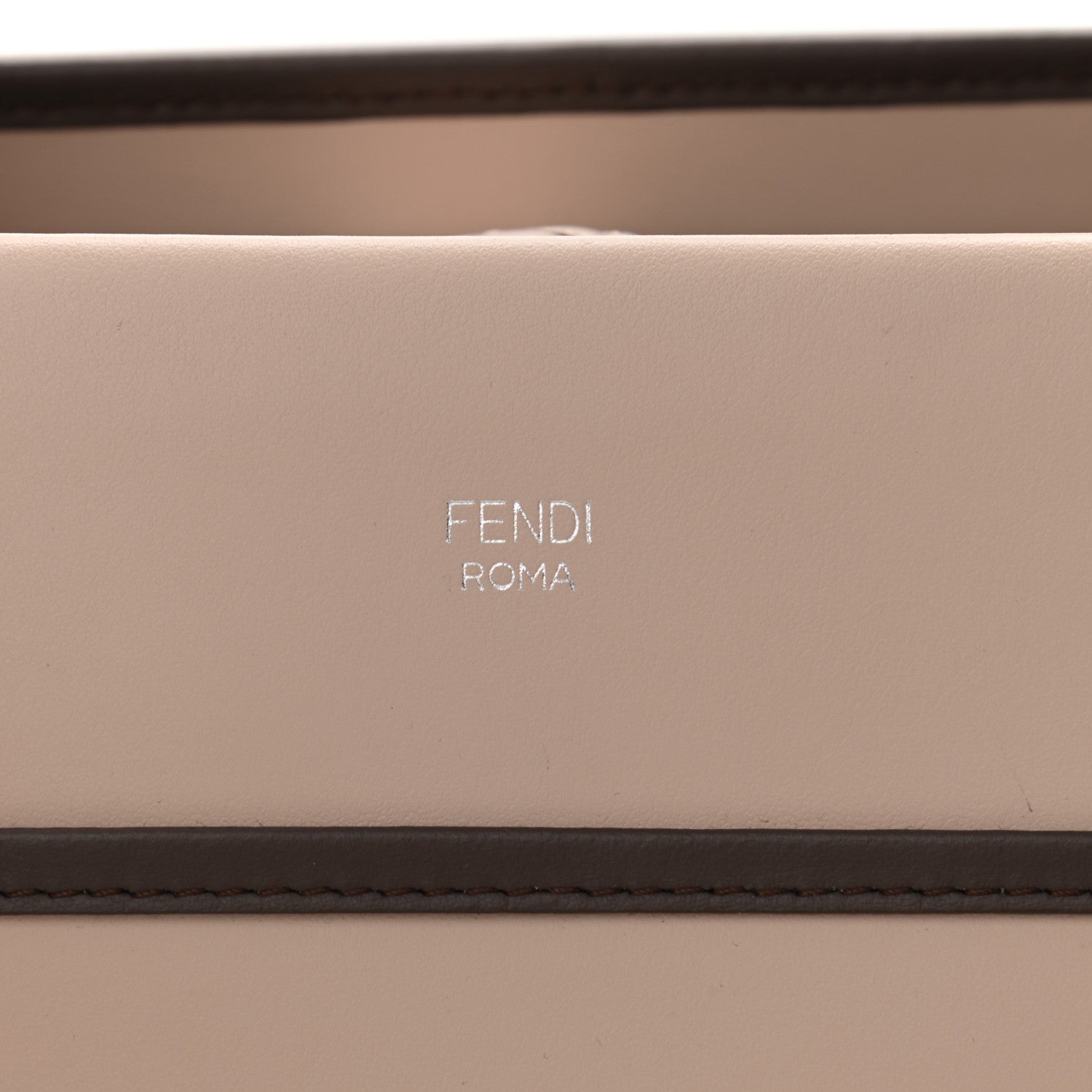 Fendi Vitello Century Opaco F is Fendi Bi-Color Regular Runaway Satchel Soap Moresco 6 of 10
