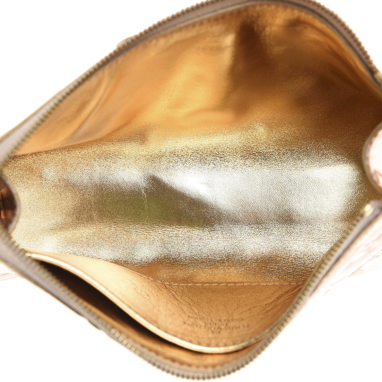 Monogram Miroir Trousse Cosmetic Bag Gold