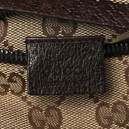 Gucci GG Monogram Double Pocket Belt Bag Dark Brown 5 of 8