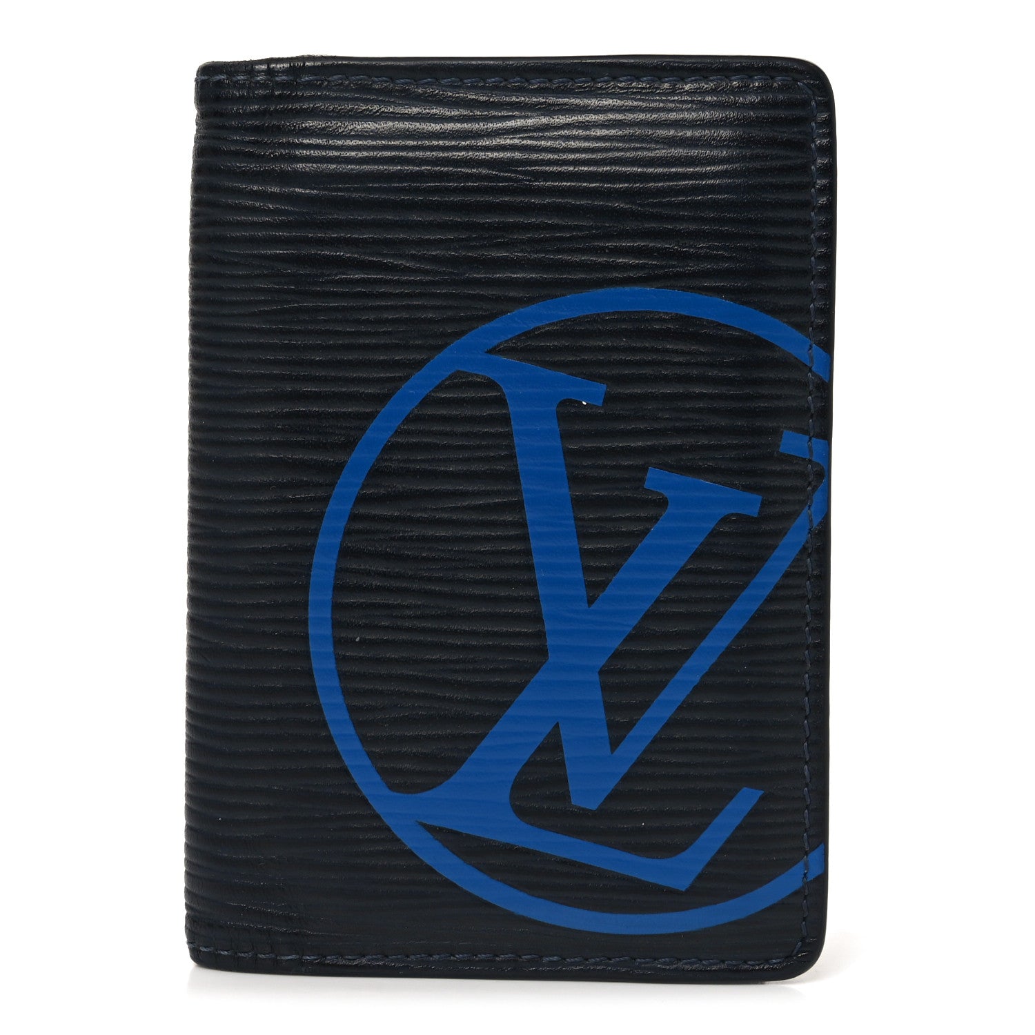 Louis Vuitton Epi Initials Pocket Organizer Blue Marine 1 of 7