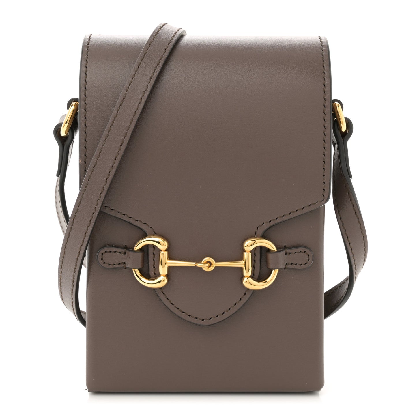 Boarded Plutone Calfskin Mini Horsebit 1955 Crossbody Bag New Acero